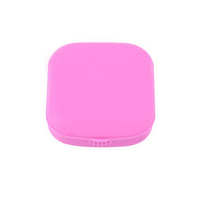 Load image into Gallery viewer, Popular Mini Square Contact Lens Case With Mirror Women Colored Contact Lenses Box Eyes Contact Lens Container Lovely Travel Kit