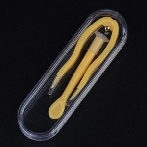 Contact Lenses Inserter Color Tweezers Suction Stick Eyes Care Tool Kit Contact Lens Case Clip Stick Tweezers Silicone