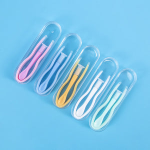 Colorful Portable Contacts Lenses Tweezers Tool Silicone Contacts Tweezers Insert Remover Soft Tip Eyes Care